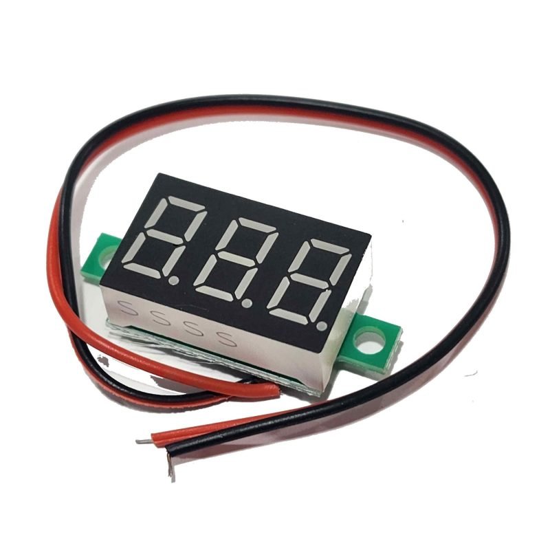 Voltmeter display (4.8V to 30V)