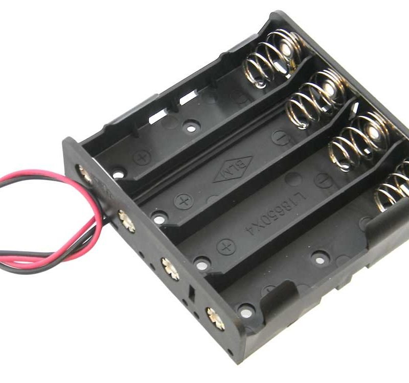 4 cells 18650 battery holder (parallel type)