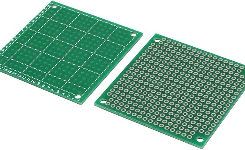 PCB Prototype donut board - single sided 5cmx5cm Pitch2.54mm