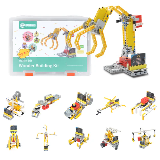 ELECFREAKS micro:bit 32 IN 1 Wonder Robot Building Kit