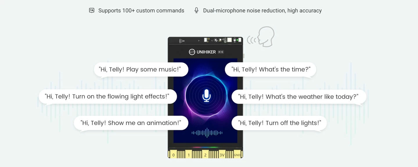 UNIHIKER K10 Supports Offline Speech Recognition UNIHIKER K10 Supports Offline Speech Recognition