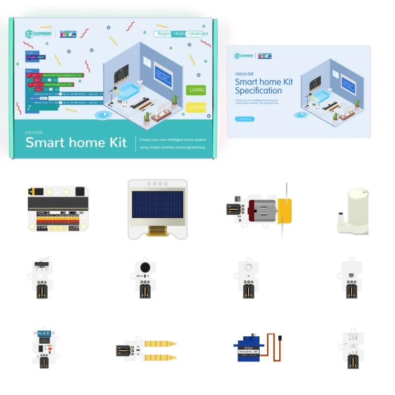 ELECFREAKS micro:bit Smart Home Kit (Without Micro:bit Board)