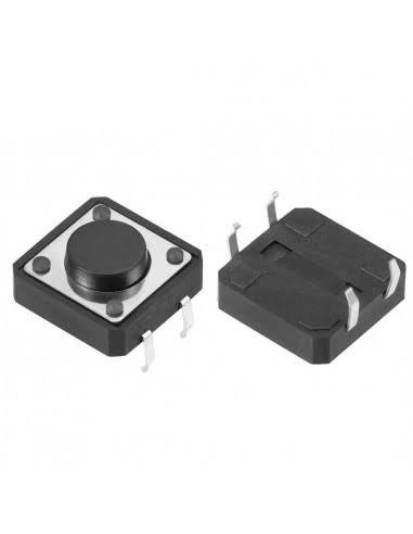 Tactile Switch, push button 12x12x5mm (pack of 5)