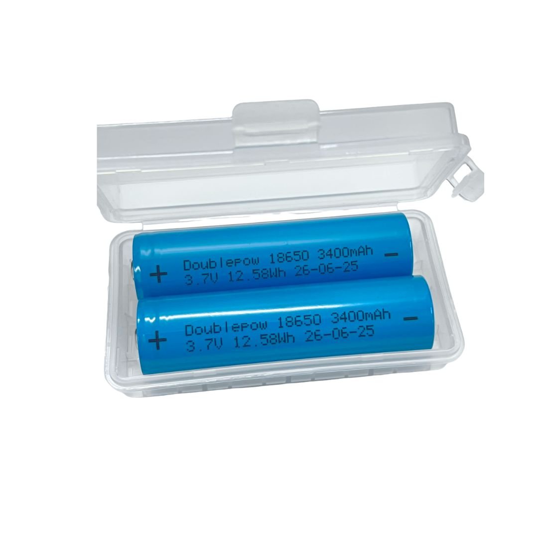 Doublepow 18650 3.7V Battery (Set of 2)
