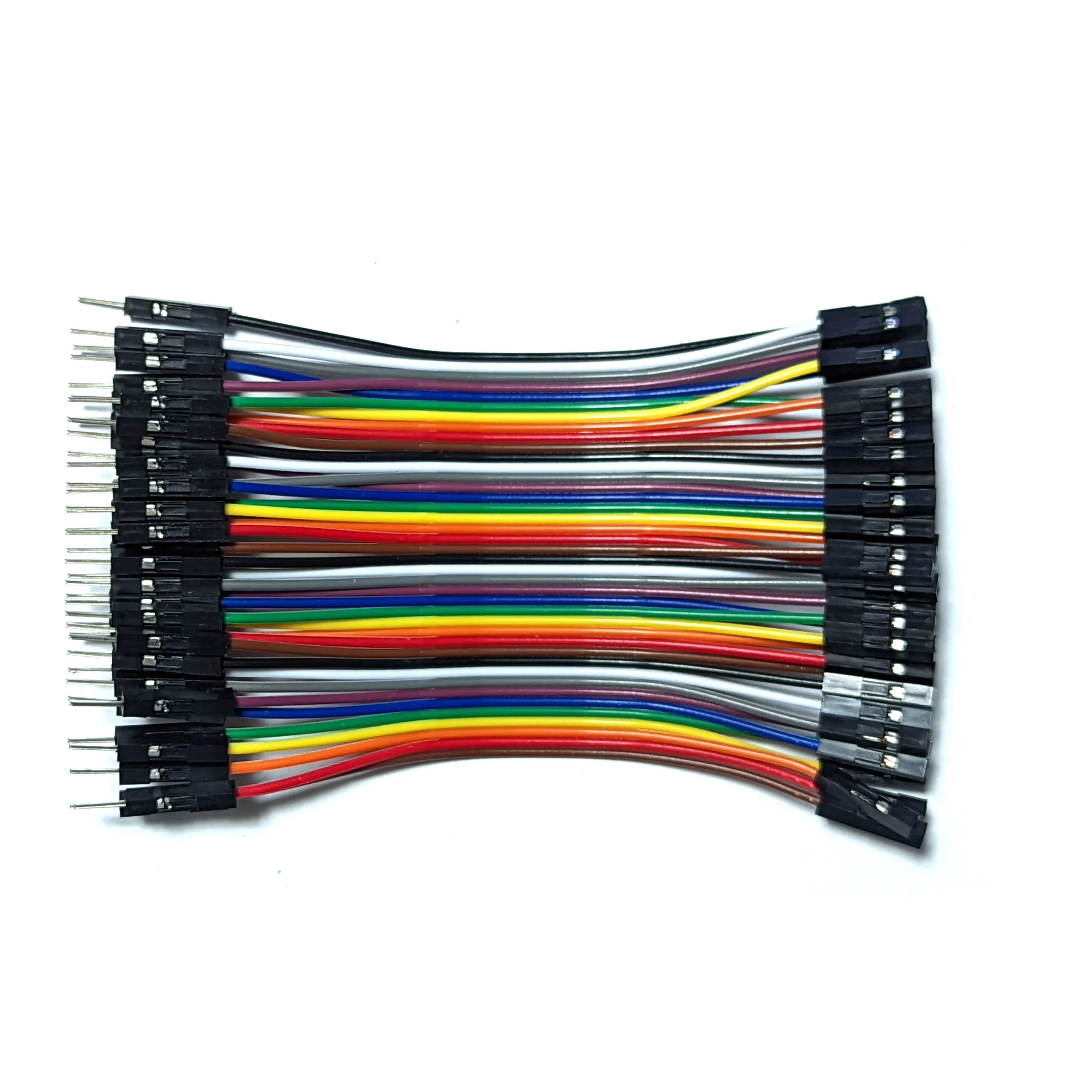 40-Ways Male-Female Dupont Jumper Wire (10cm)